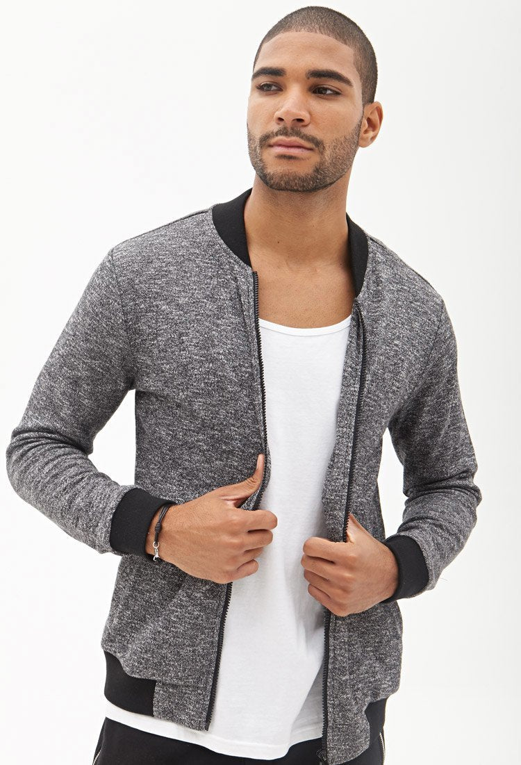 Grey dotted cardigan